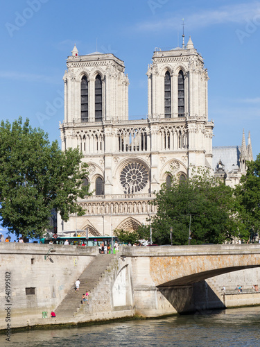 PARIS - July 28, 2013: Notre Dame on July 29, 2013 in Paris. Not