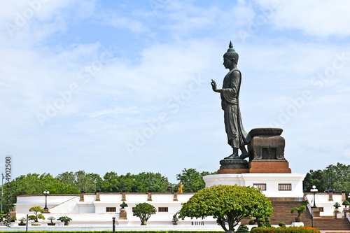 Walking Buddha image, Thailand