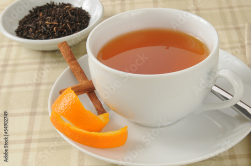 Orange spice black tea