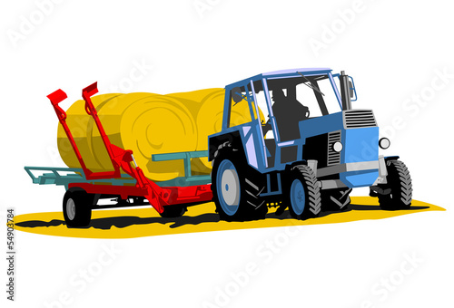 tractor harvest