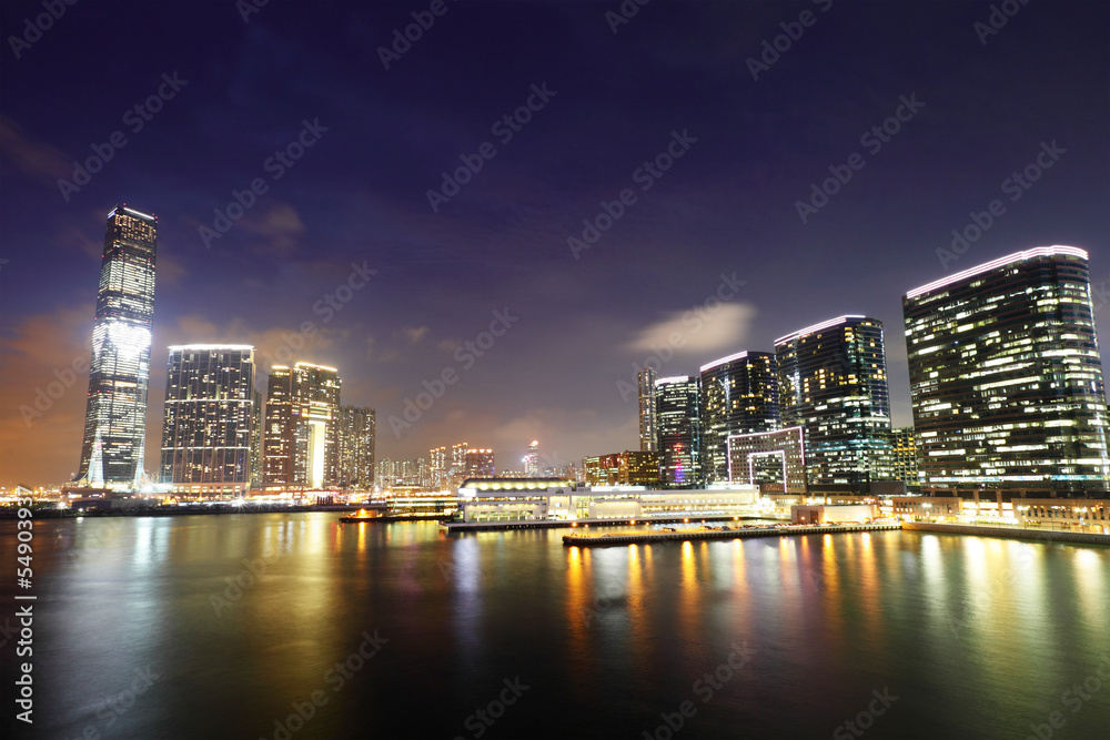 Kowloon at night