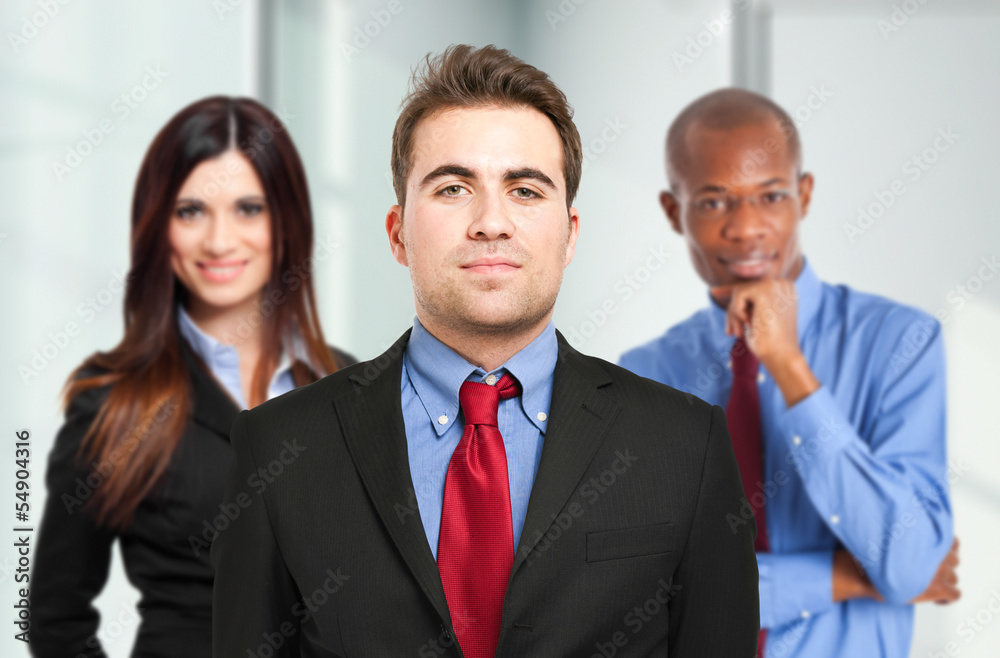 Multiethnic business team Multiethnic business team