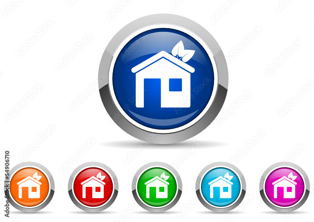 house vector icon set house vector icon set