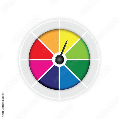 a circle colourful pie chart segment background