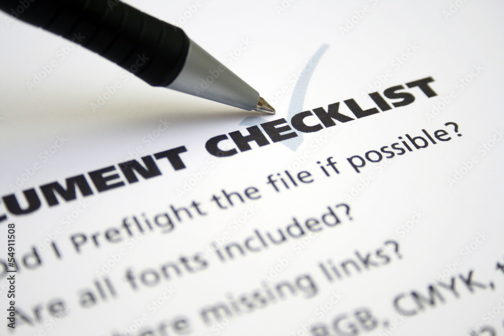 Checklist Checklist