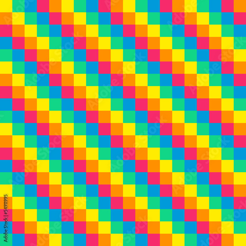 8-bit seamless diagonal rainbow background tile