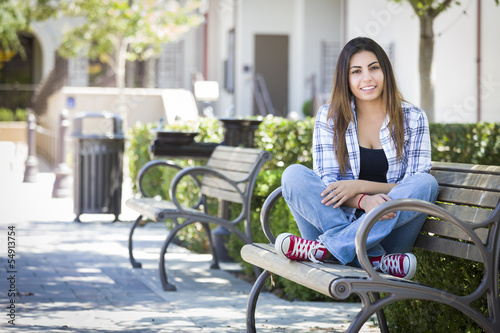 Mixed Race Female Student P...