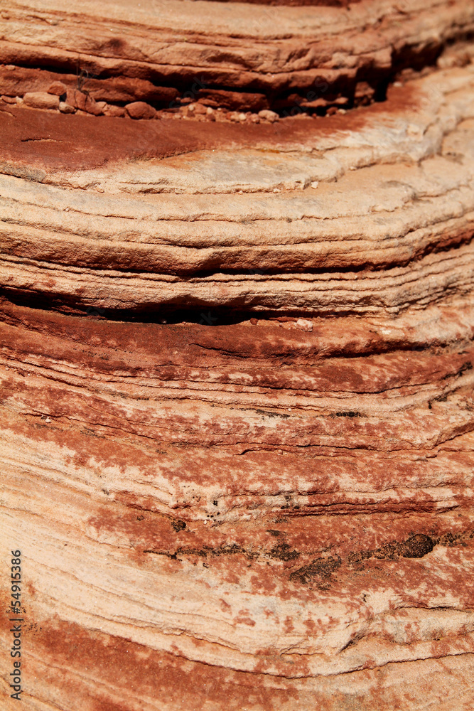 Naklejka premium Red rock
