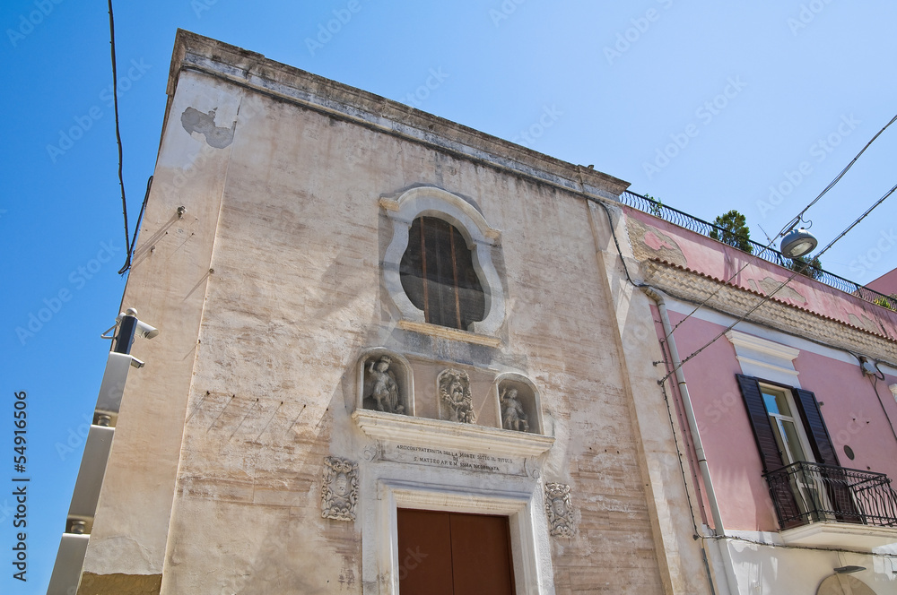 Church of St. Matteo. Manfredonia. Puglia. Italy.