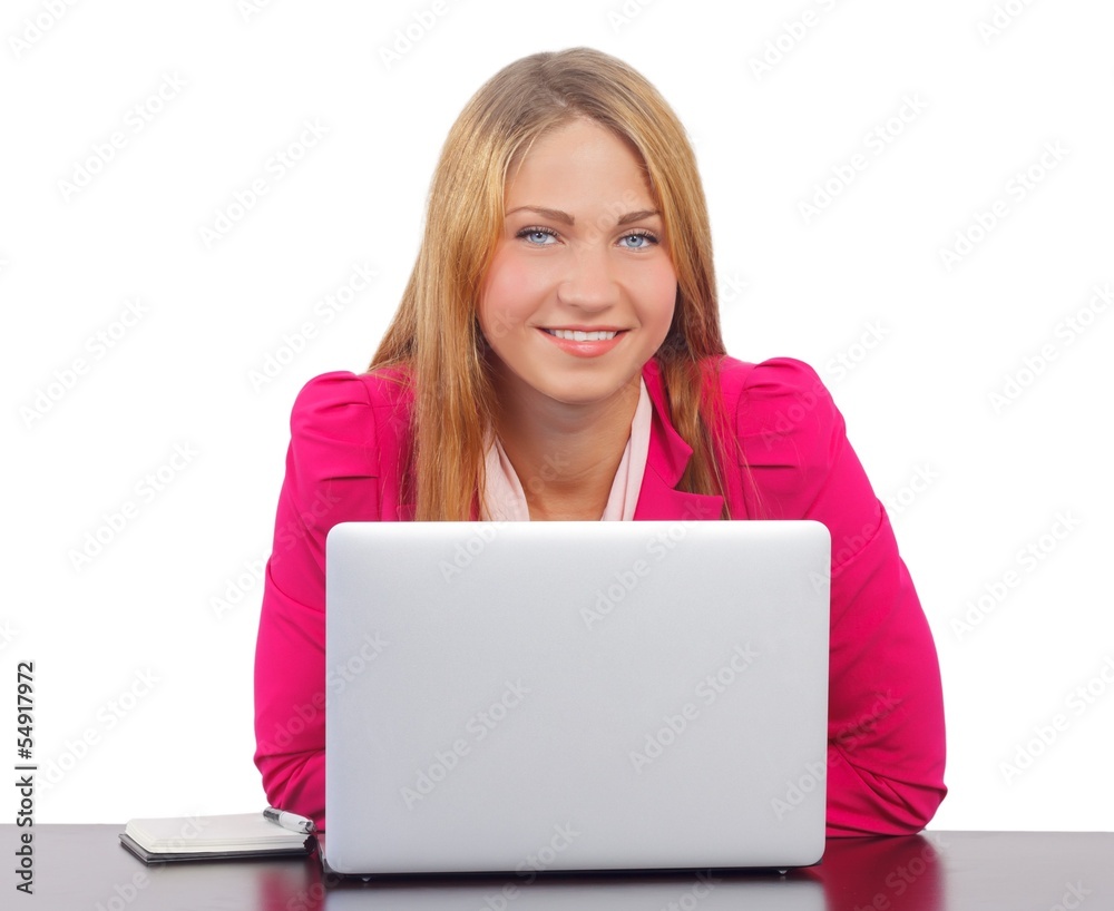 Happy businesswoman Happy businesswoman