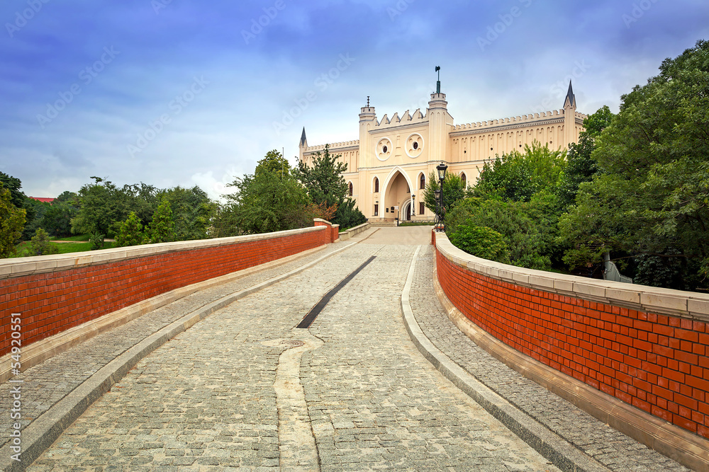 Medieval royal castle in Lublin, Poland - obrazy, fototapety, plakaty 