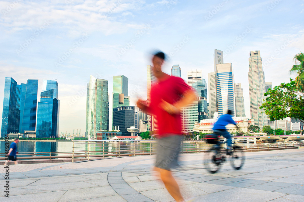 Fototapeta premium Morning exercise