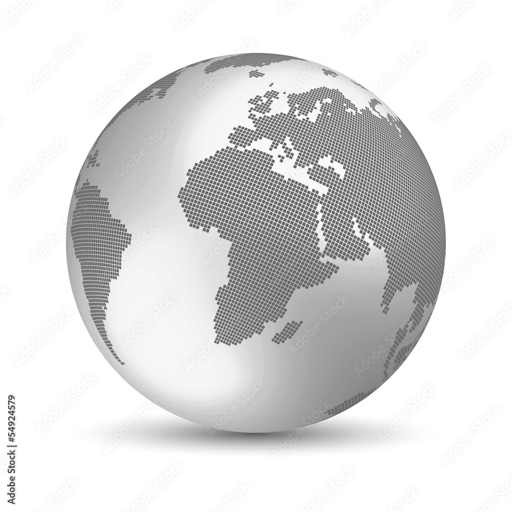 Digital Earth concept Digital Earth concept