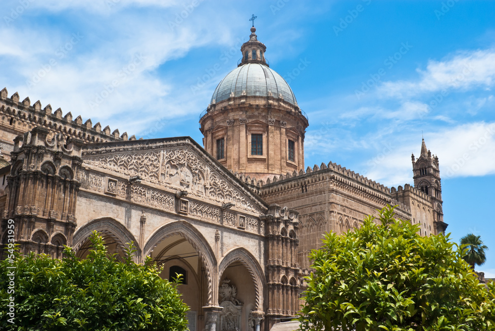 Cathedral of Palermo. Sicily. Italy