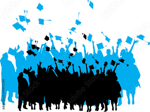 Graduation silhouette