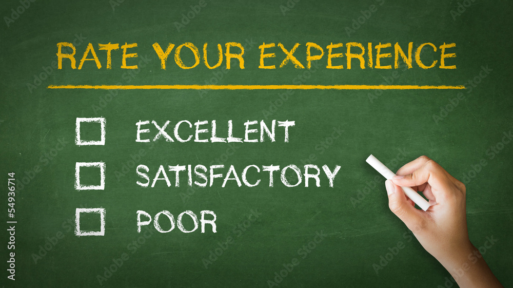 Rate Your Experience Rate Your Experience