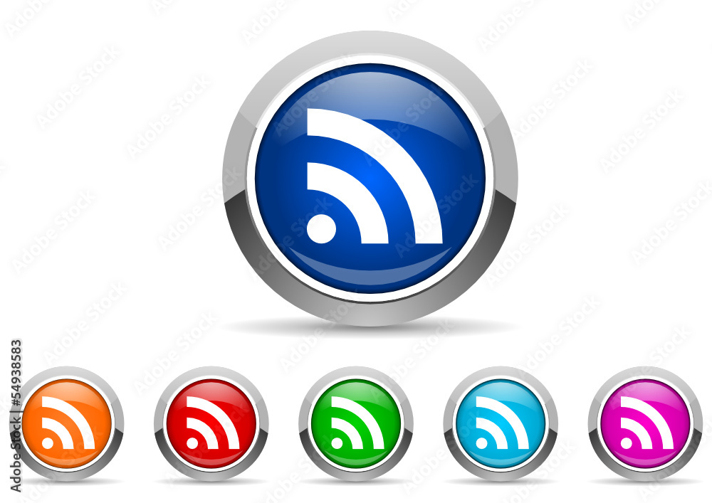 rss icon set rss icon set