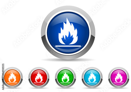 fire icon set