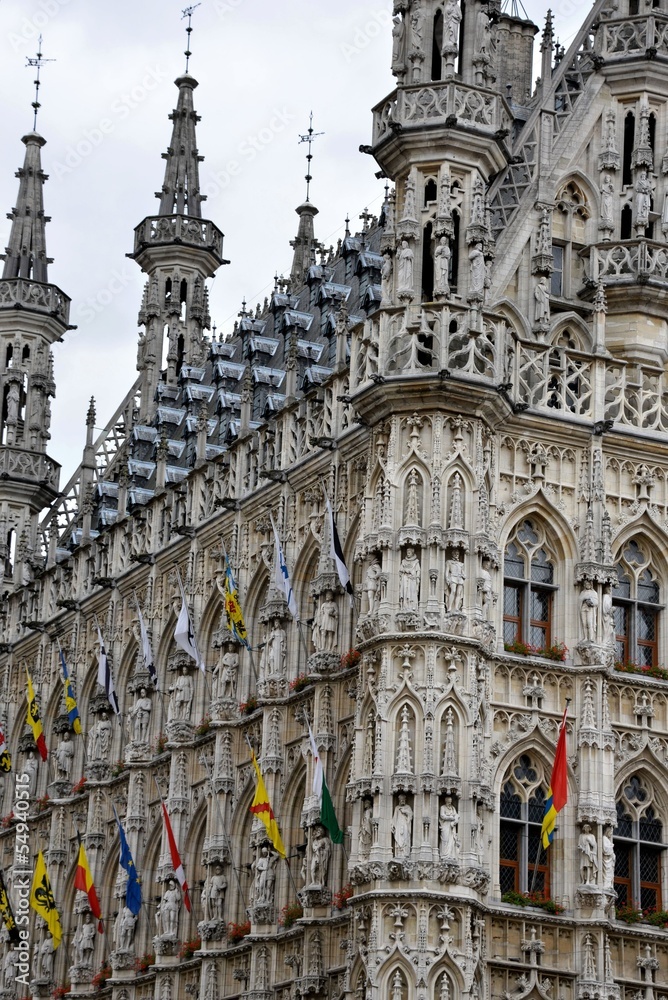 Town hall of Leuven, Belgium.