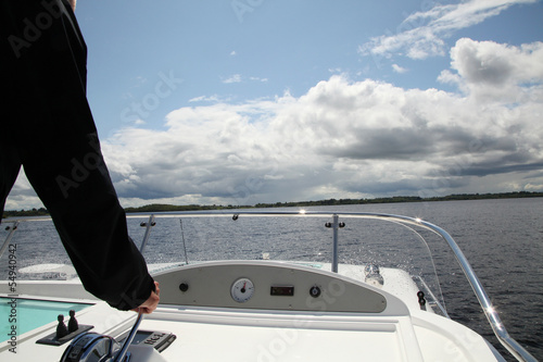 Tableau sur toile Hausboot
