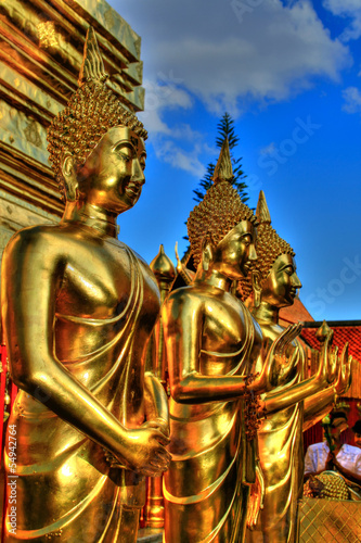 Statues de Bouddha en HDR