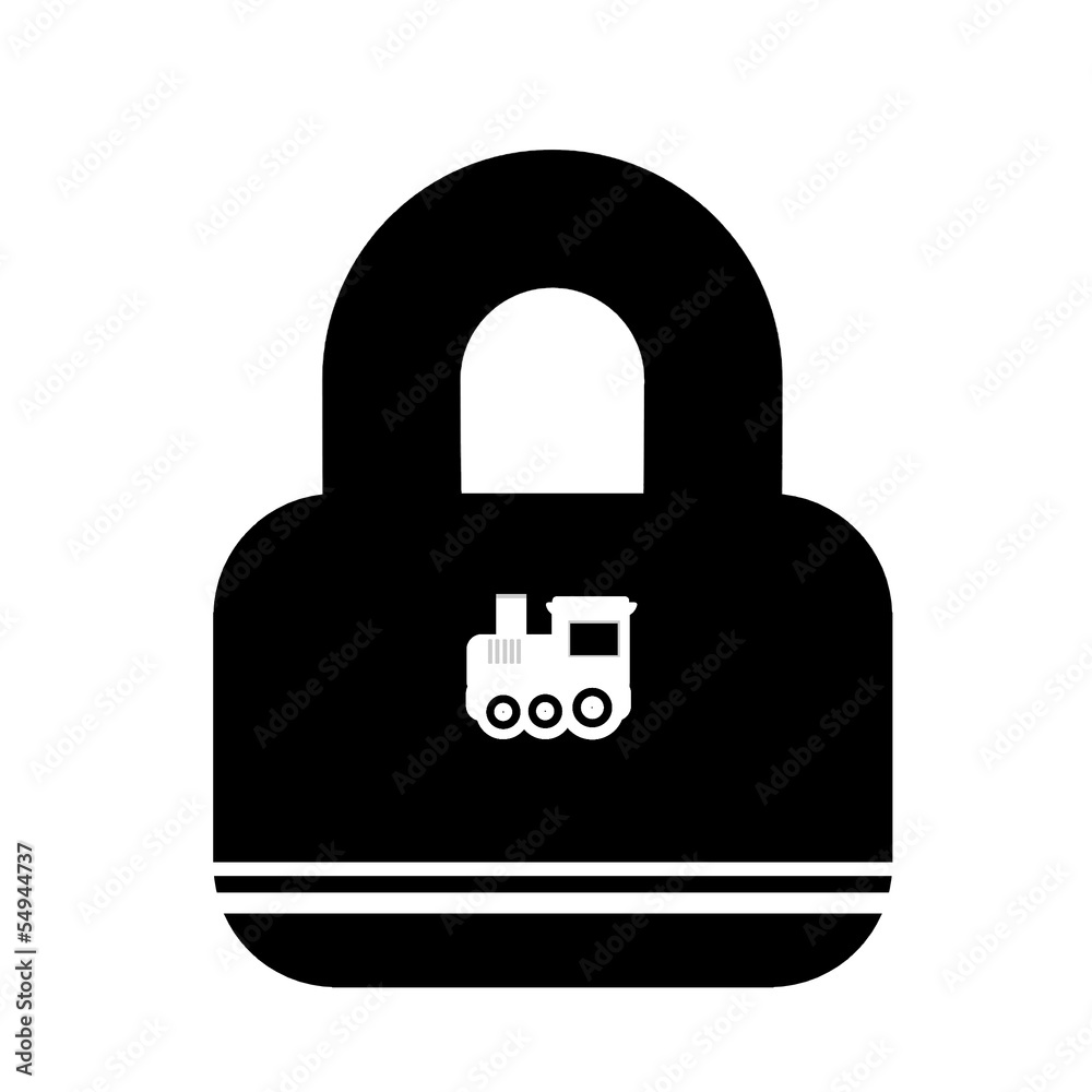 Locomotive dans un cadenas Locomotive dans un cadenas