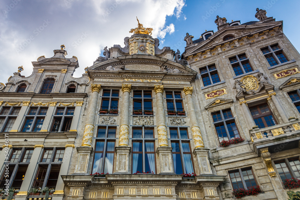 brussels grand place guild houses
