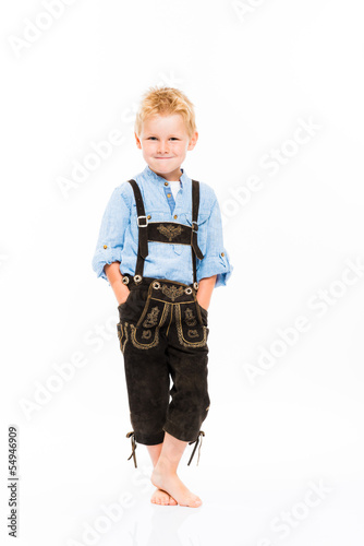 Kleiner Junge mit Lederhose - Trachtenmode photo