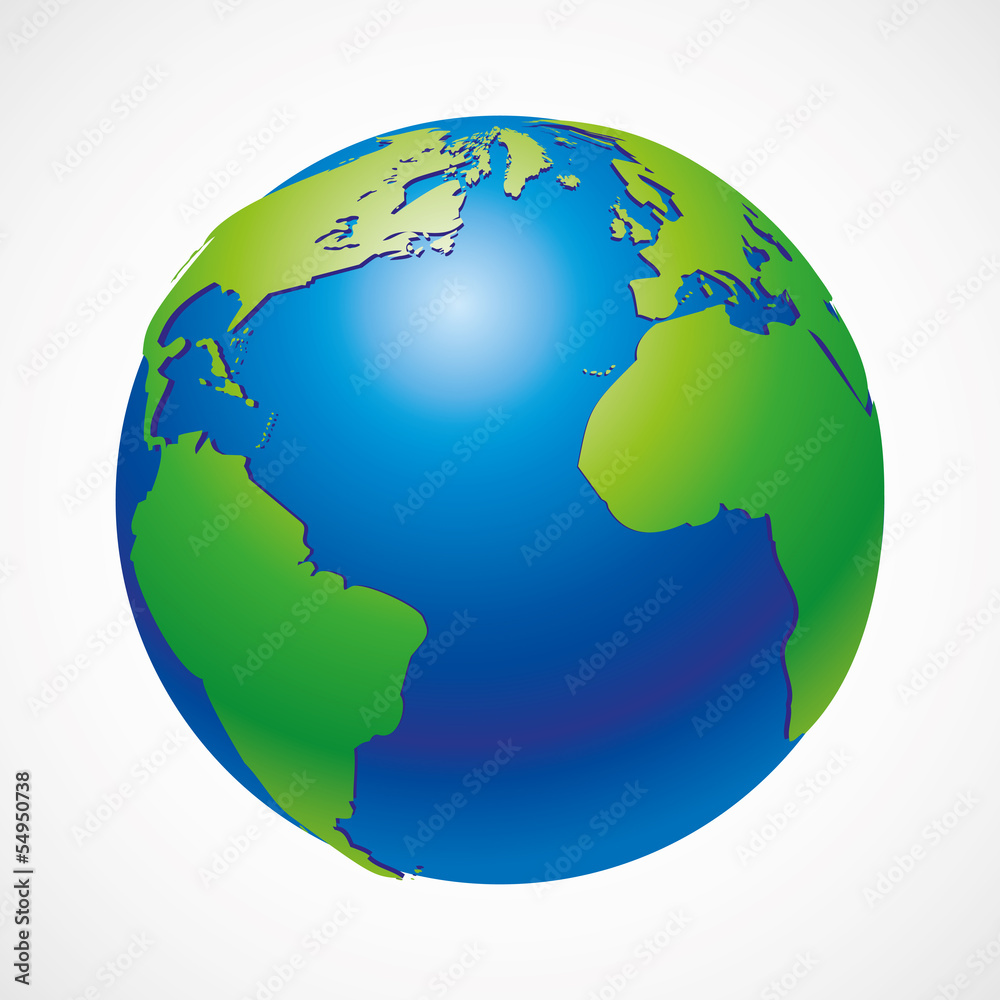 Fototapeta premium Globe icon.