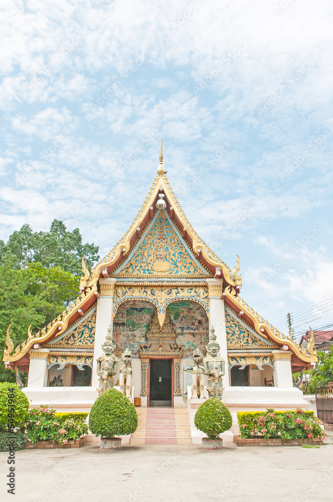 Wat Sri khun Muang in Chiang Khan ,Loei, Thailand