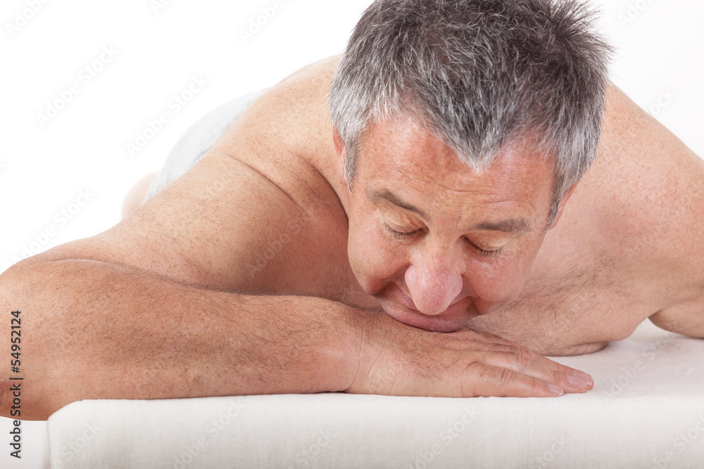 Fototapeta premium Senior man at the massage