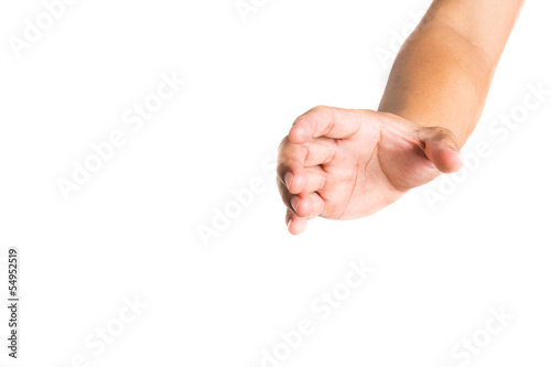 hand of man reaching