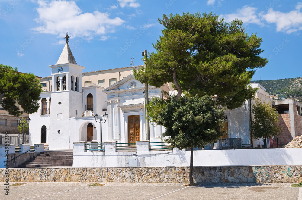 Church of SS. Maria della Luce. Mattinata. Puglia. Italy.