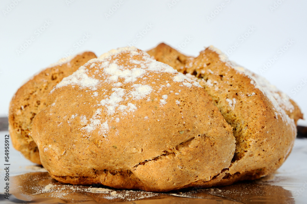 Home-made traditional bread