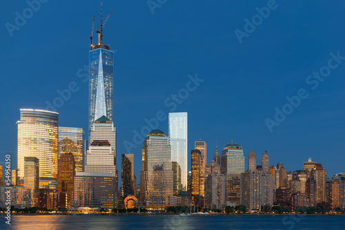 Night view of Manhattan #54956350
