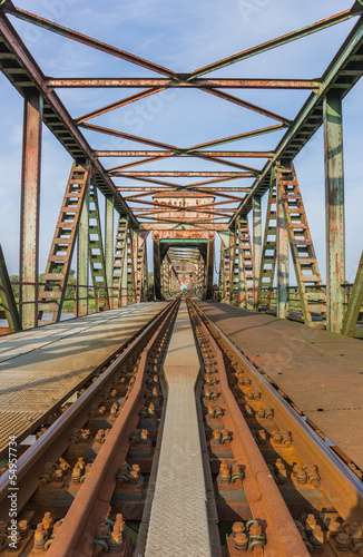 Bridge Friesenbrucke close to Weener in Germany