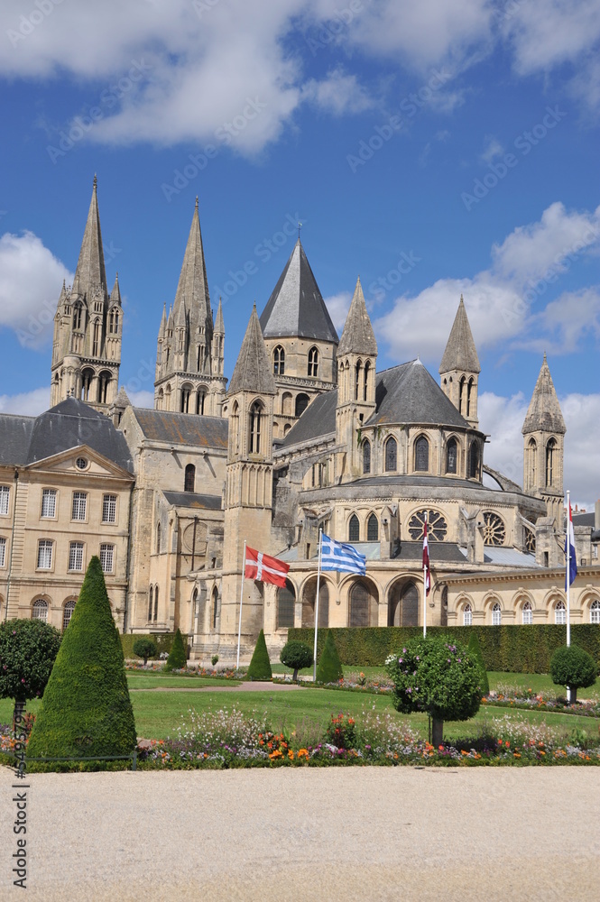 Le Chevet et les flèches 3, Abbaye aux Hommes, Caen