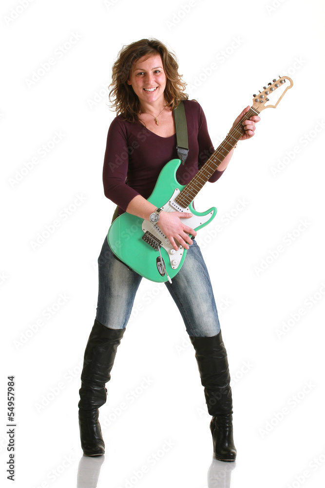 girl with guitar