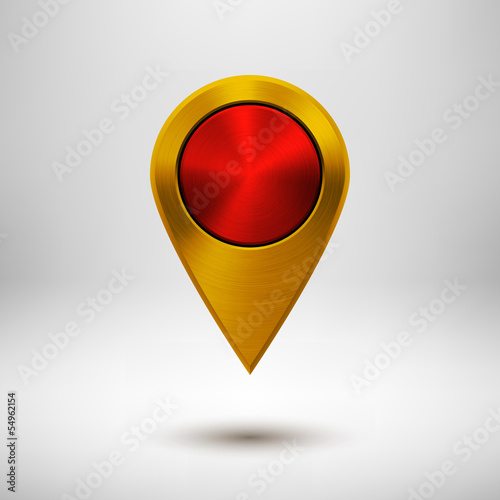 Technology Pointer Button with Gold Metal Texture Free Download Technology Pointer Button with Gold Metal Texture - GFXLoad