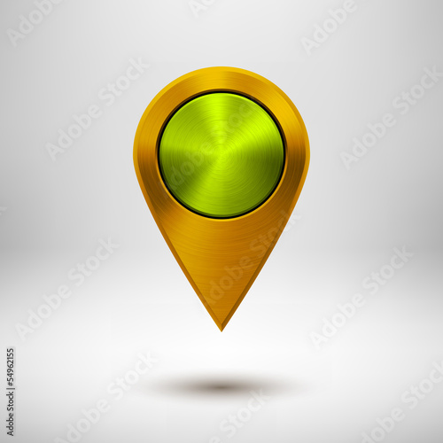 Technology Pointer Button with Gold Metal Texture Free Download Technology Pointer Button with Gold Metal Texture - GFXLoad