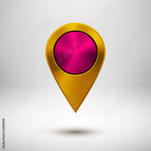 Technology Pointer Button with Gold Metal Texture Free Download Technology Pointer Button with Gold Metal Texture - GFXLoad