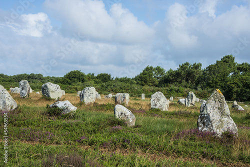 menhirs in Carnac France