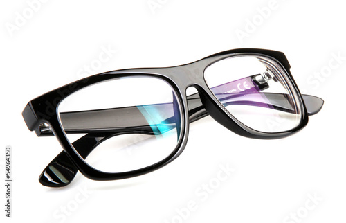 glasses isolated on white Fototapeta
