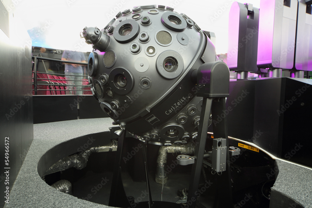 Fototapeta premium Device to project image starry sky on dome