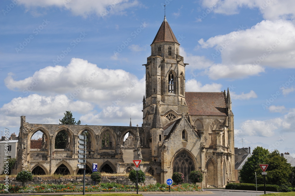 Vue générale 2, Eglise Saint Etienne le Vieux, Caen