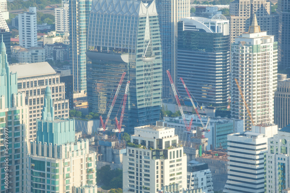 Obraz premium Industrial construction site