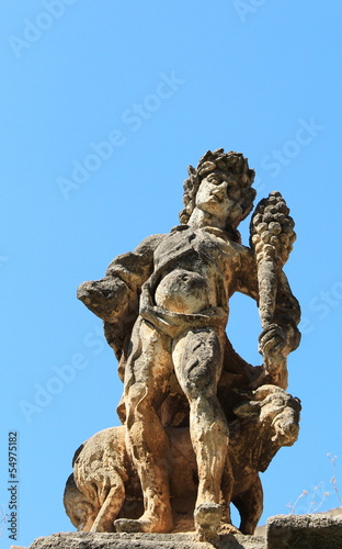 Mostro di pietra a villa Palagonia