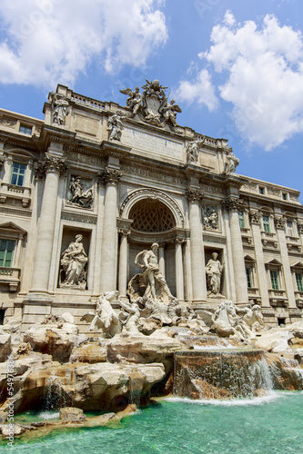 Trevi fountain in Rome, Italy