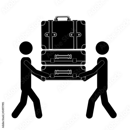 transport suitcases