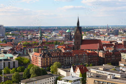 Center of the famous city Hannover in Germany